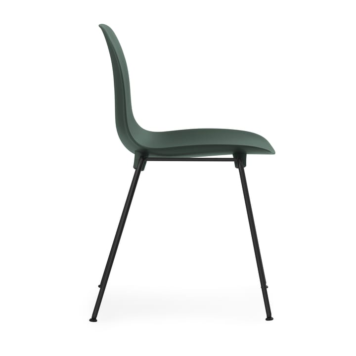 Form Chair stabelbar stol sorte ben 2-pak, grøn Normann Copenhagen