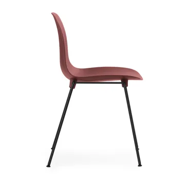Form Chair stabelbar stol sorte ben 2-pak, rød - Normann Copenhagen