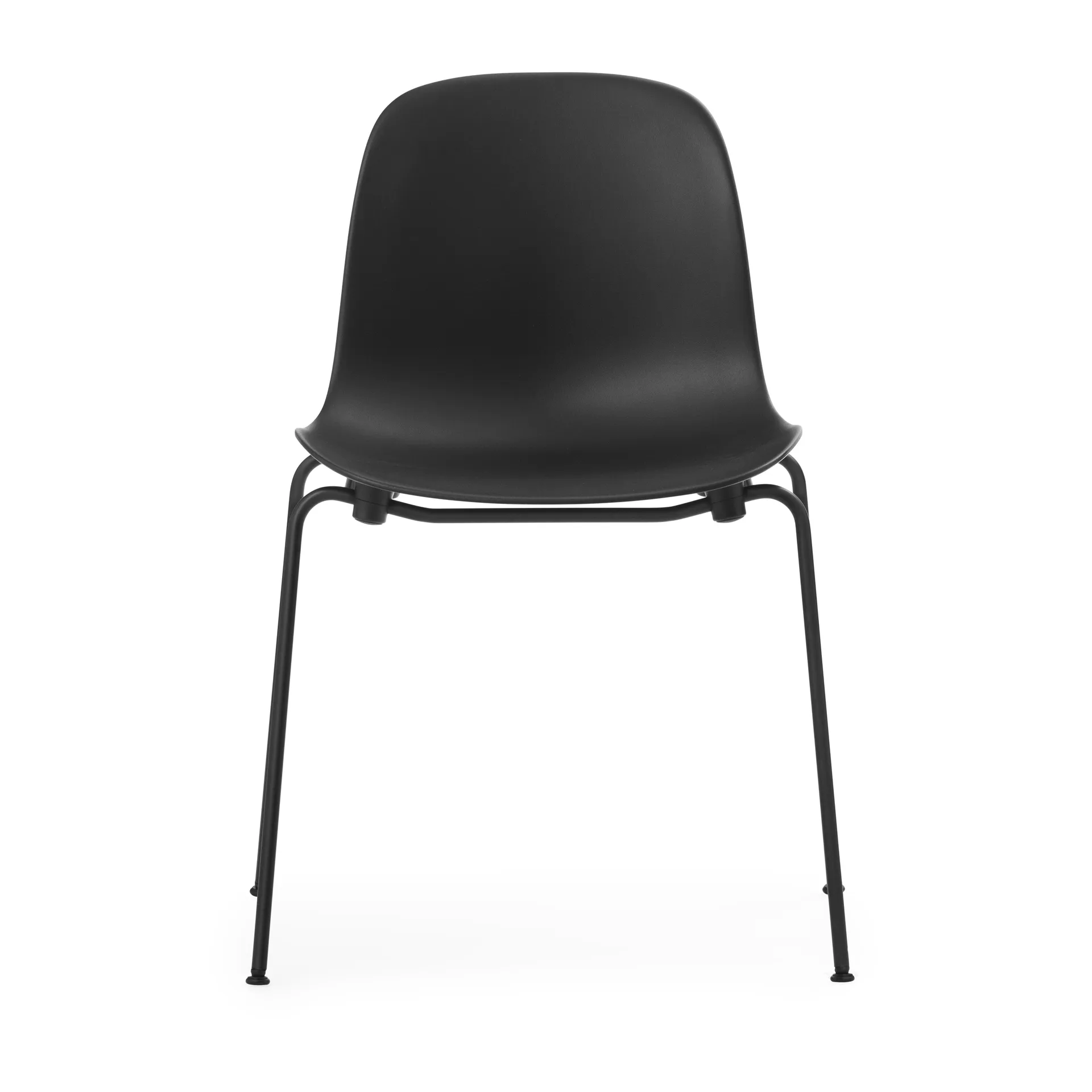 Form Chair stabelbar stol sorte ben 2-pak, sort,  Normann Copenhagen