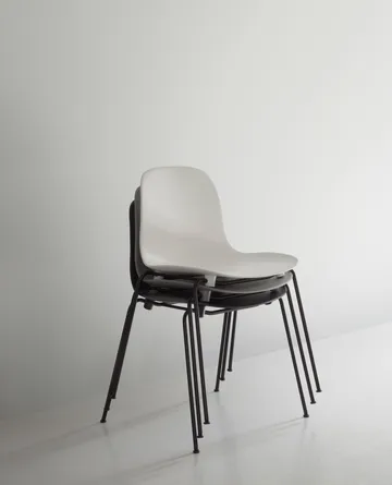 Form Chair stabelbar stol sorte ben 2-pak, sort - Normann Copenhagen