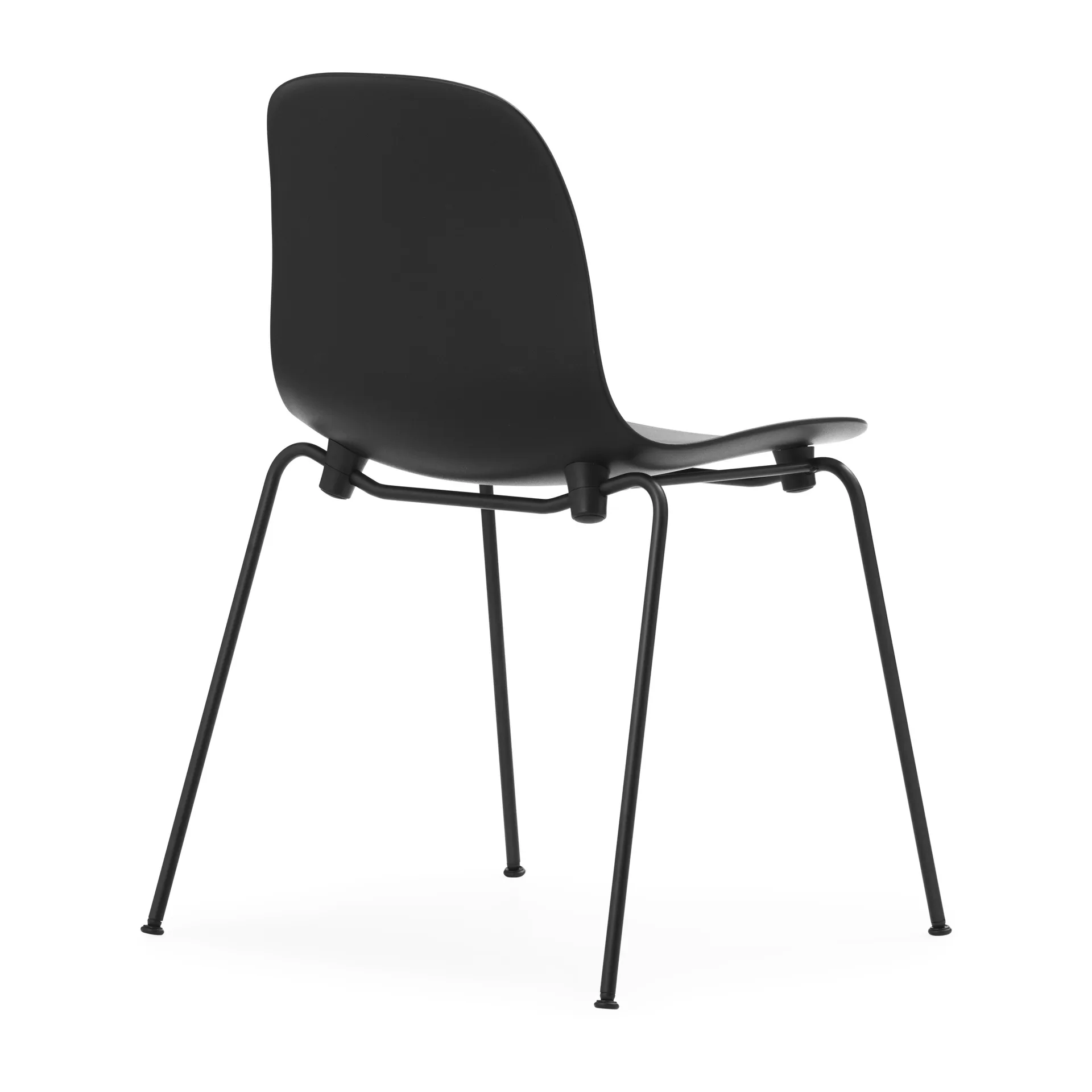 Form Chair stabelbar stol sorte ben 2-pak, sort Normann Copenhagen