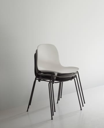 Form Chair stabelbar stol sorte ben 2-pak, sort - undefined - Normann Copenhagen