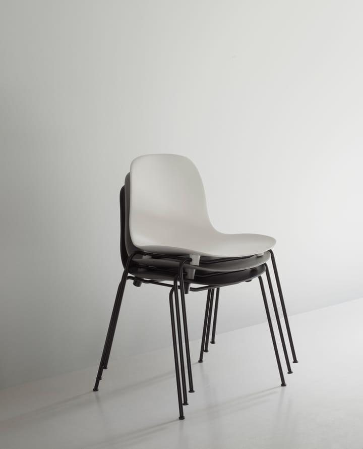 Form Chair stabelbar stol sorte ben 2-pak, sort Normann Copenhagen