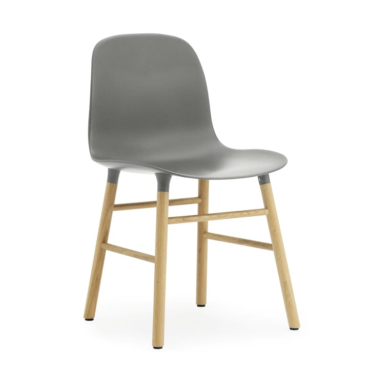 Form Chair stol egeben pakke med to styk 2-pak - grå-egetræ - Normann Copenhagen
