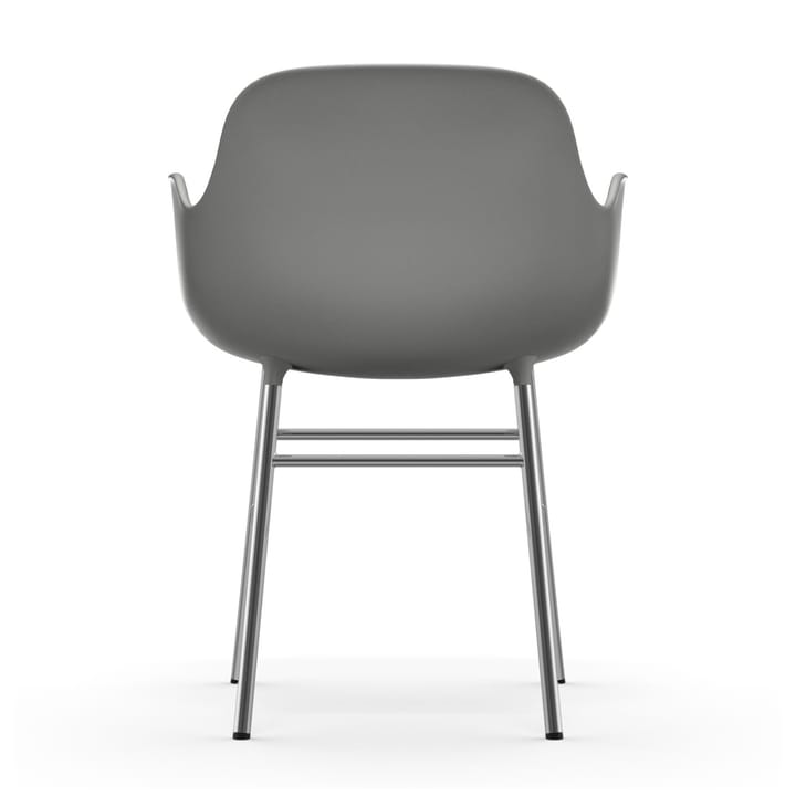 Form karmstol forkromede ben, Grå Normann Copenhagen
