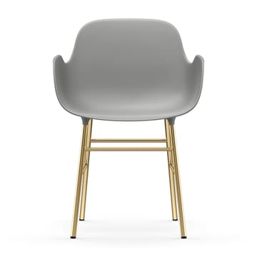 Form karmstol messingben - Grå - Normann Copenhagen