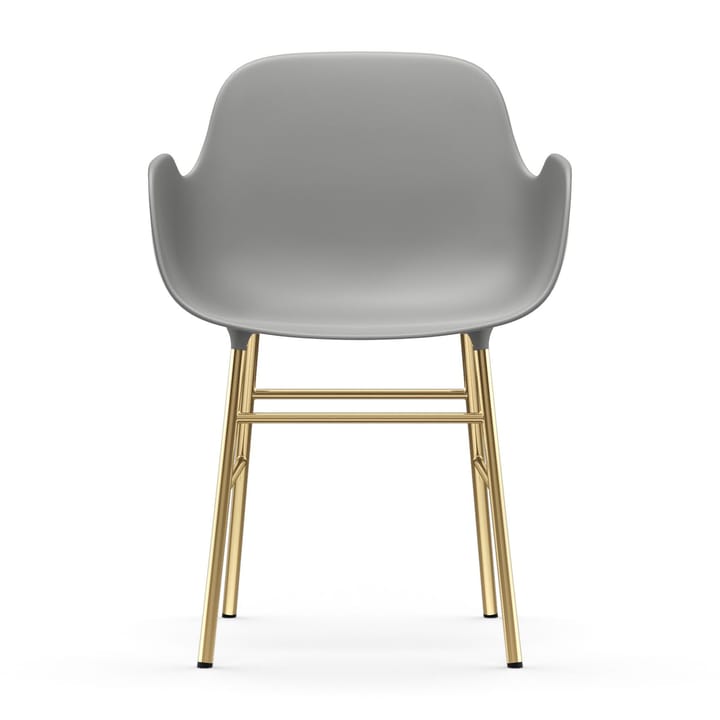 Form karmstol messingben, Grå Normann Copenhagen