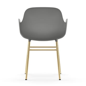 Form karmstol messingben - Grå - Normann Copenhagen