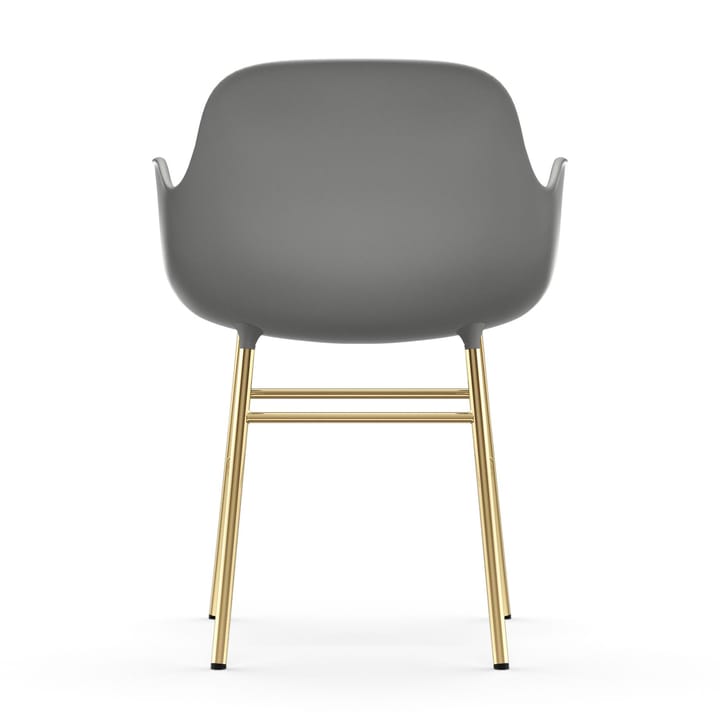 Form karmstol messingben, Grå Normann Copenhagen