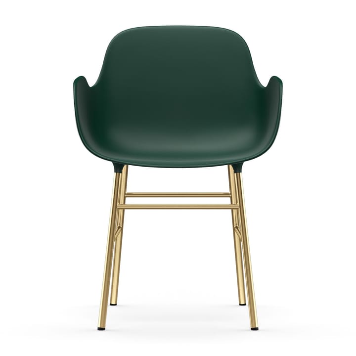 Form karmstol messingben, Grøn Normann Copenhagen