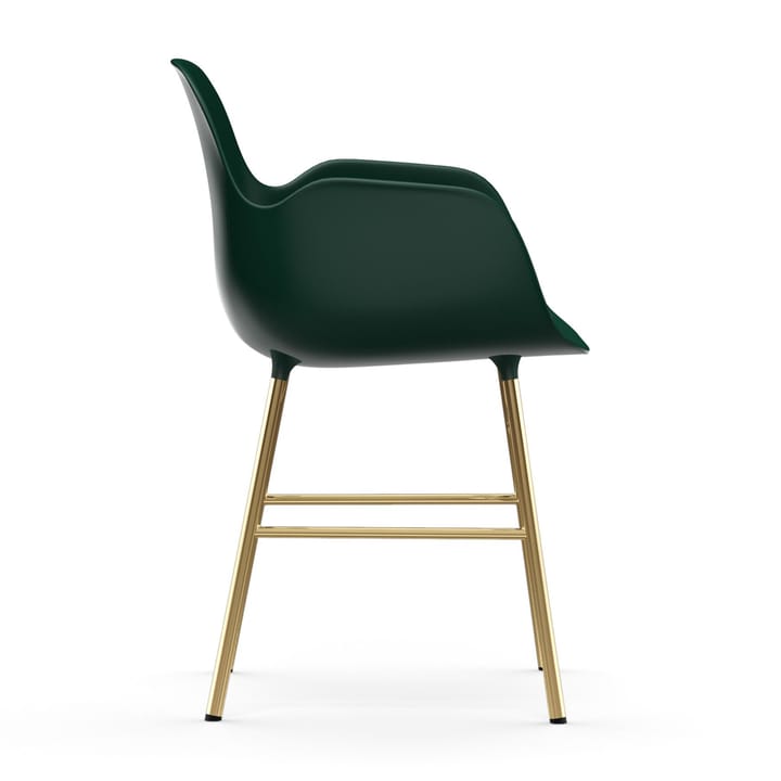 Form karmstol messingben, Grøn Normann Copenhagen