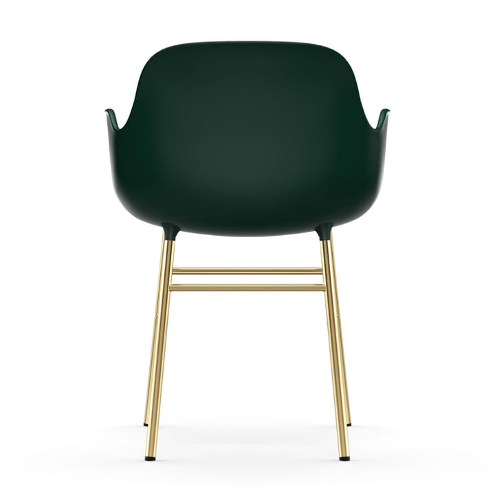 Form karmstol messingben, Grøn Normann Copenhagen