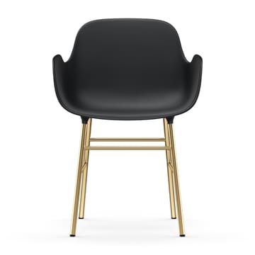 Form karmstol messingben - Sort - Normann Copenhagen