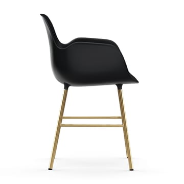 Form karmstol messingben - Sort - Normann Copenhagen