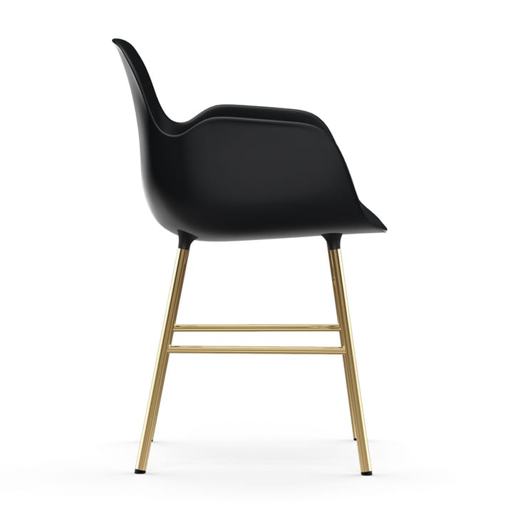 Form karmstol messingben, Sort Normann Copenhagen
