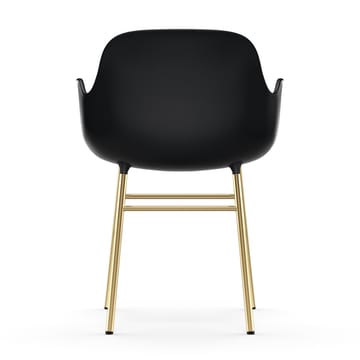 Form karmstol messingben - Sort - Normann Copenhagen