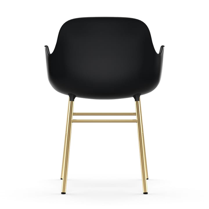 Form karmstol messingben, Sort Normann Copenhagen