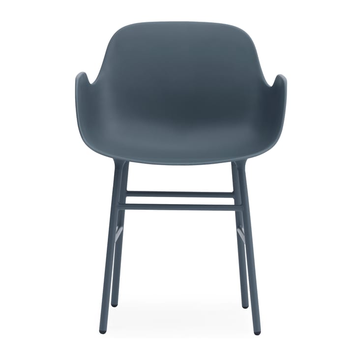 Form karmstol metalben, Blå Normann Copenhagen