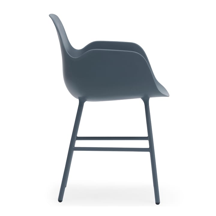 Form karmstol metalben, Blå Normann Copenhagen