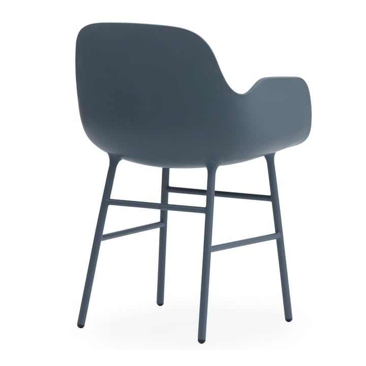 Form karmstol metalben, Blå Normann Copenhagen