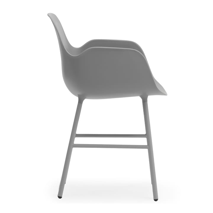 Form karmstol metalben, Grå Normann Copenhagen