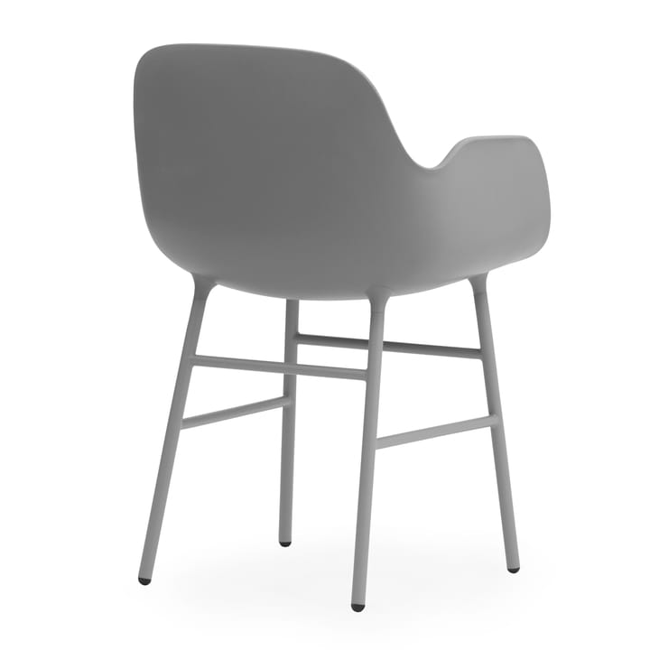 Form karmstol metalben, Grå Normann Copenhagen