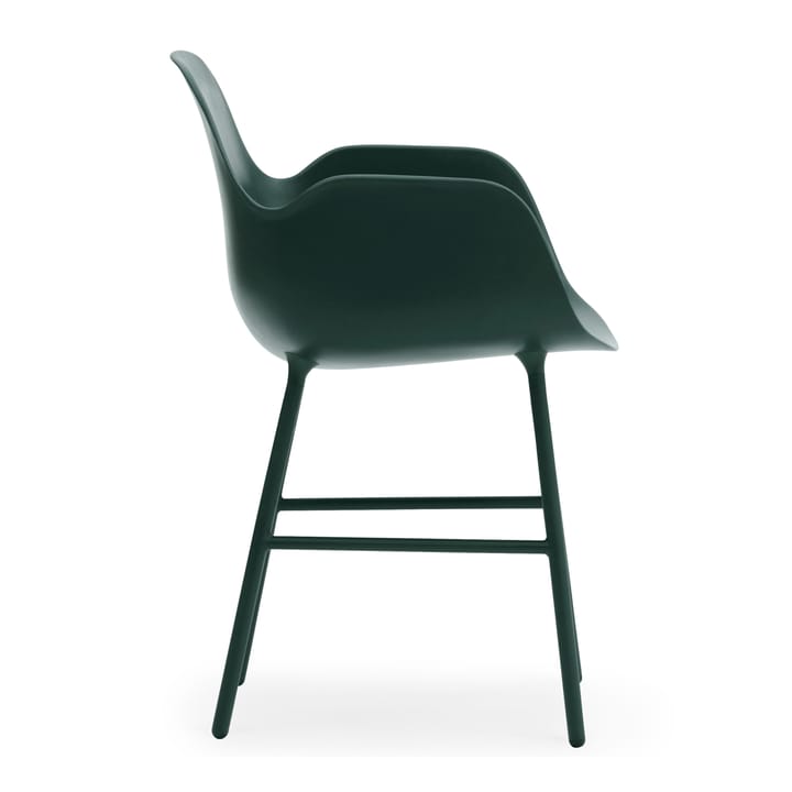 Form karmstol metalben, Grøn Normann Copenhagen