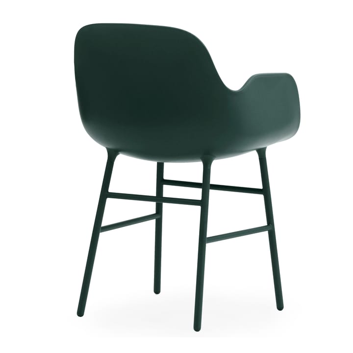 Form karmstol metalben, Grøn Normann Copenhagen