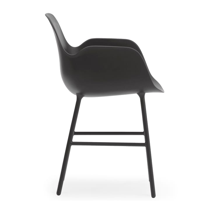 Form karmstol metalben, Sort Normann Copenhagen