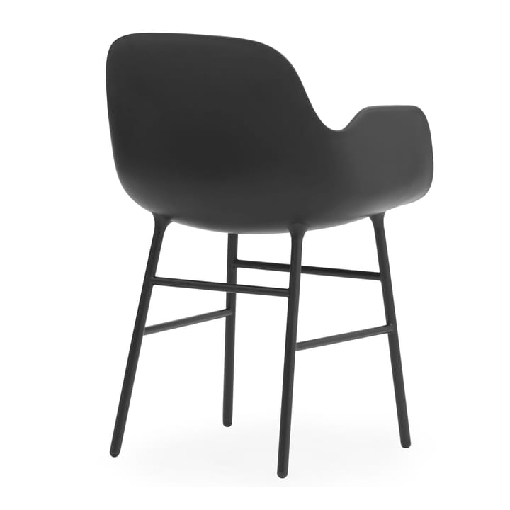 Form karmstol metalben, Sort Normann Copenhagen