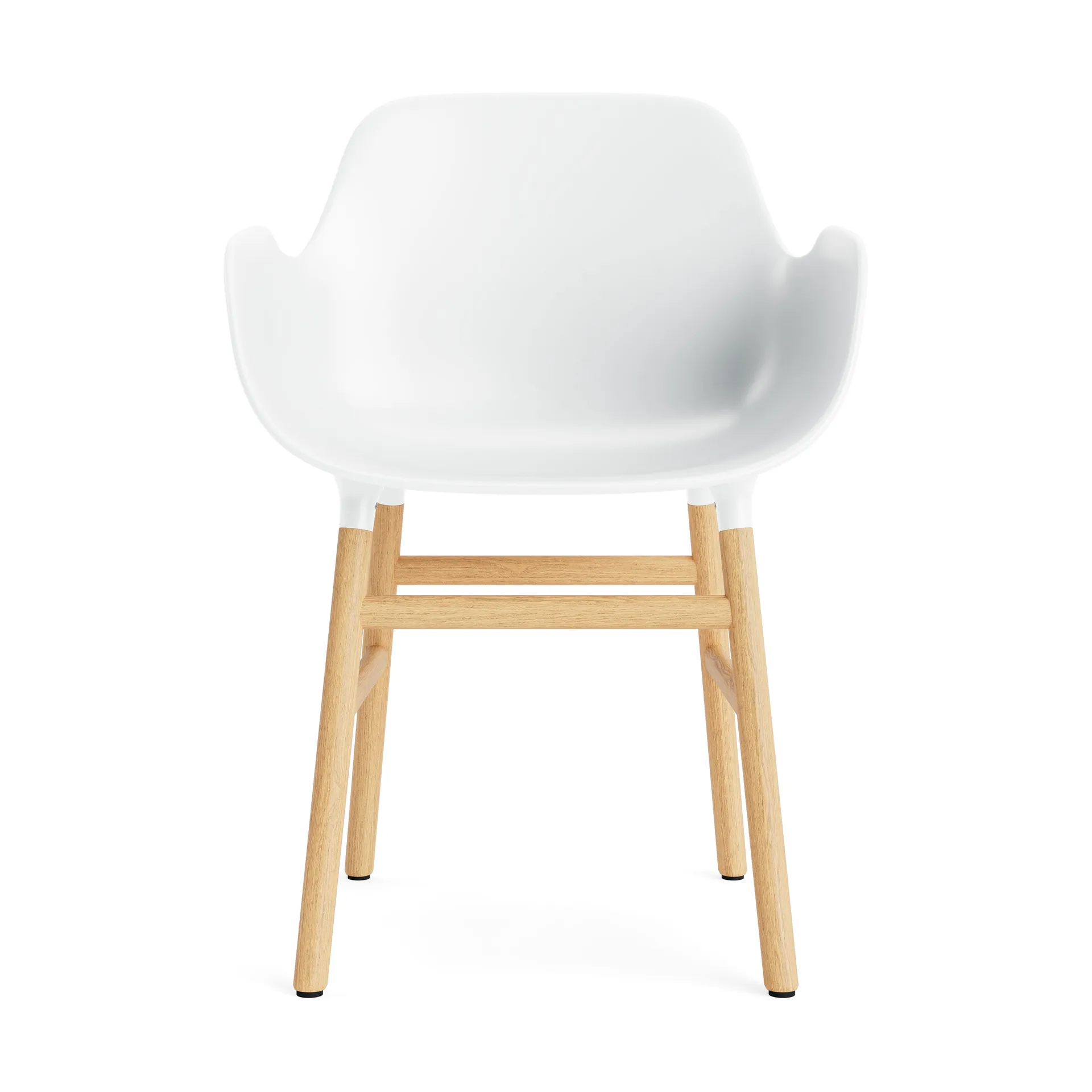 Form karmstol, white, egetræsben Normann Copenhagen