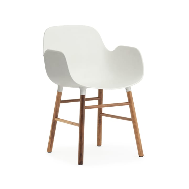 Form karmstol, white, valnøddeben Normann Copenhagen