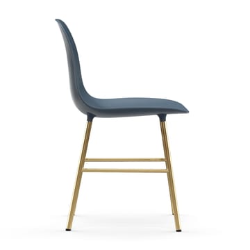 Form stol messingben - Blå - Normann Copenhagen