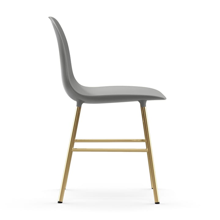 Form stol messingben, Grå Normann Copenhagen