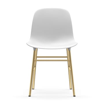 Form stol messingben - Hvid - Normann Copenhagen
