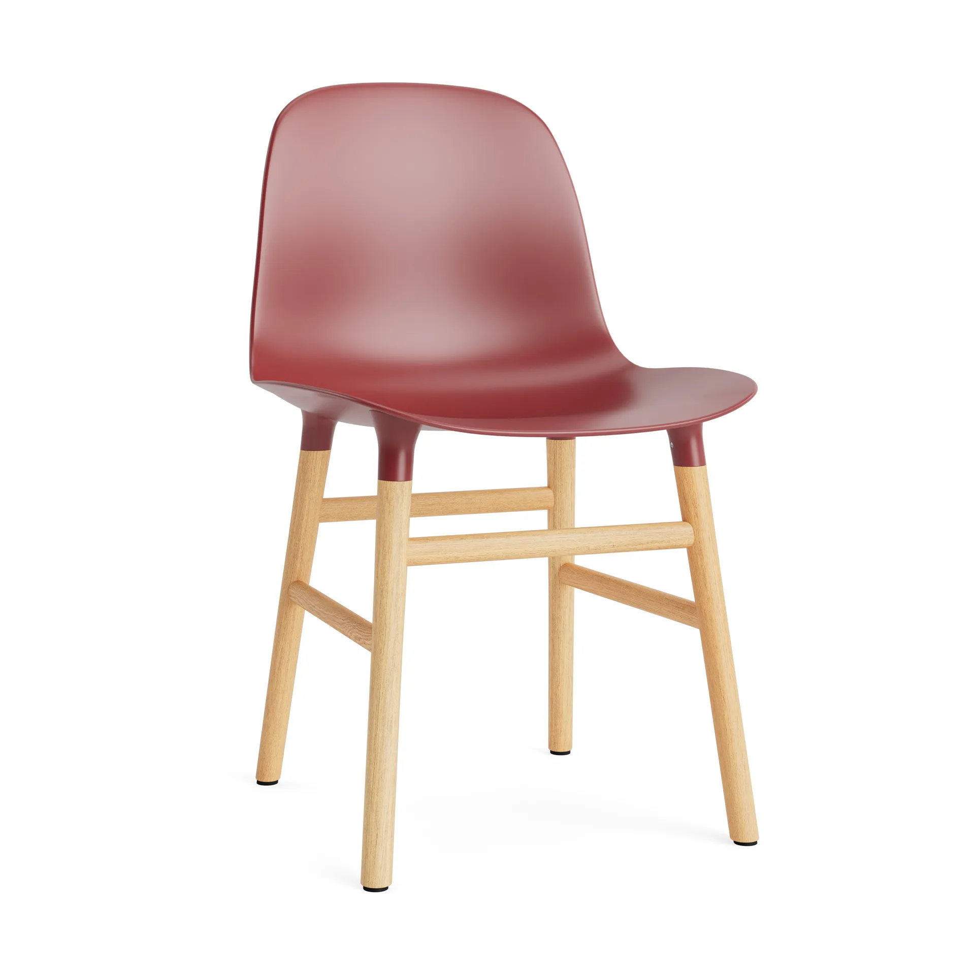 Form stol, red, ben i eg Normann Copenhagen