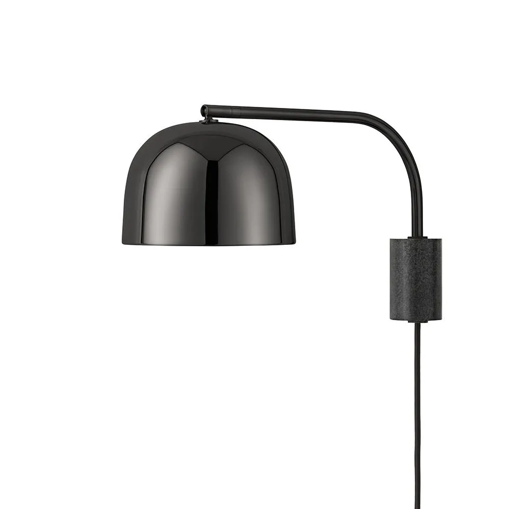 Grant væglampe, black, lille-stål, granit Normann Copenhagen