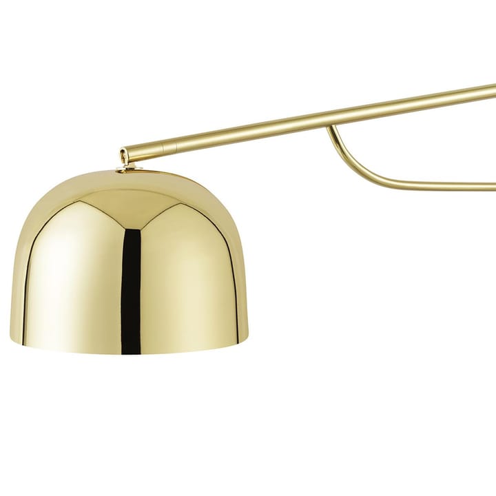 Grant væglampe - brass, stor-stål, granit - Normann Copenhagen