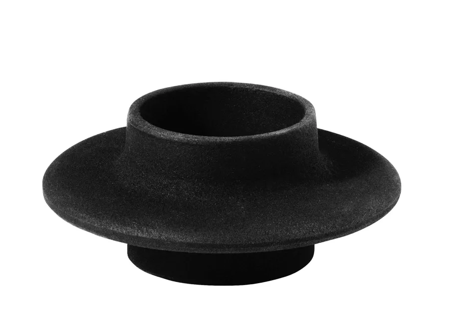 Normann Copenhagen Heima lysestage 10 cm Sort