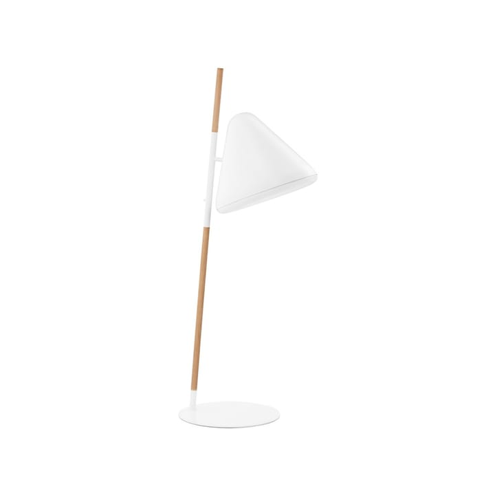 Hello gulvlampe - white, bøgetræsstel - Normann Copenhagen