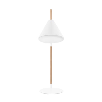 Hello gulvlampe - white, bøgetræsstel - Normann Copenhagen