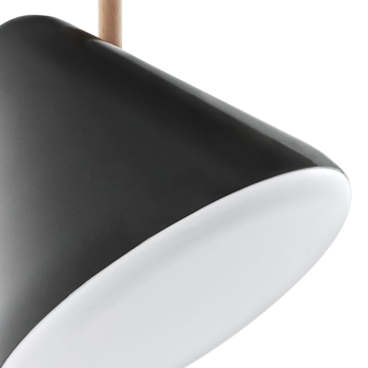 Hello gulvlampe - white, bøgetræsstel - Normann Copenhagen