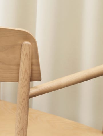 Herit karmstol med hynde - Tan/Ultra leather/Camel - Normann Copenhagen