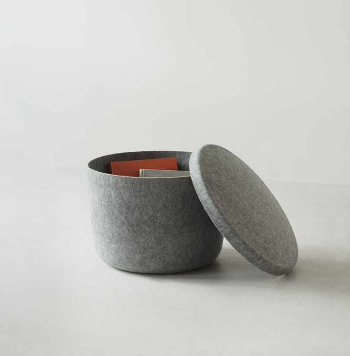 Hide Storage puf lille, Grå Normann Copenhagen