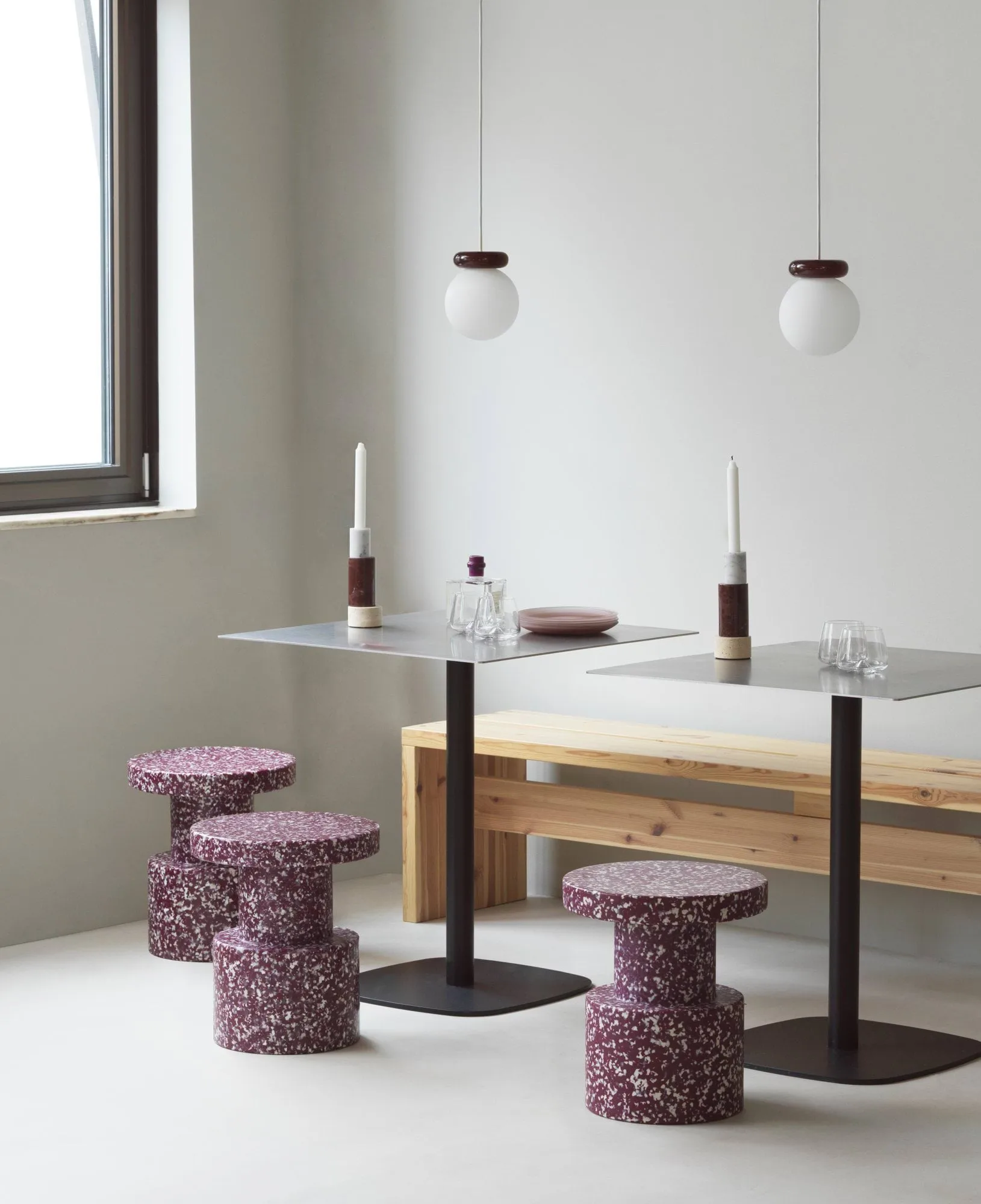 Hinx pendel lampe, Burgundy, Ø15x18 cm Normann Copenhagen