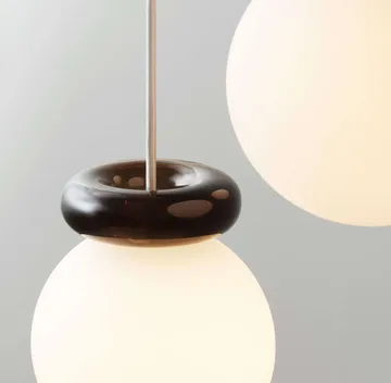 Hinx pendel lampe - Dark brown, Ø15x18 cm - Normann Copenhagen
