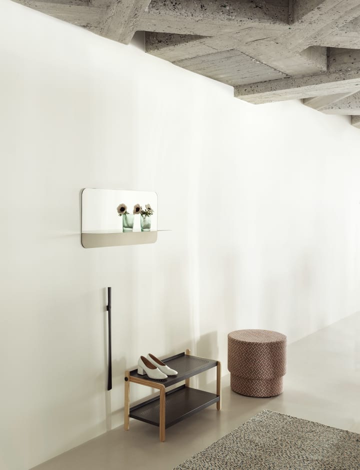Horizon spejl horisontalt, Rustfrit stål Normann Copenhagen