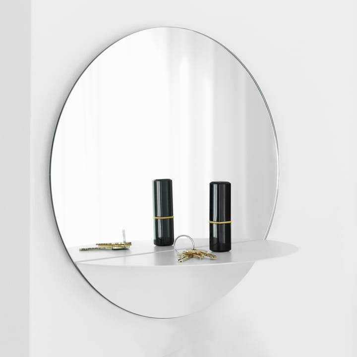 Horizon spejl rundt, hvid Normann Copenhagen
