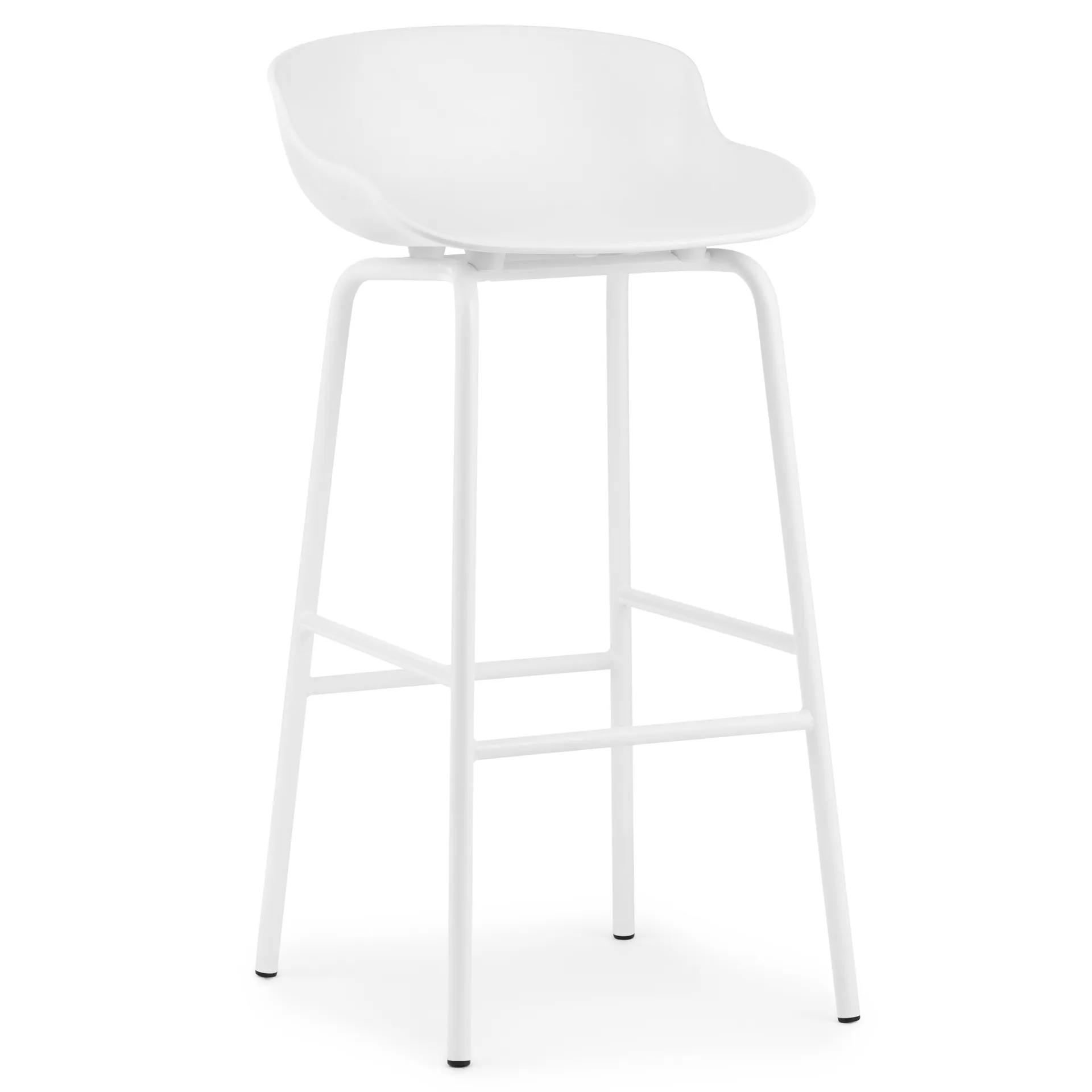 Hyg barstol metalben 75 cm, Hvid Normann Copenhagen