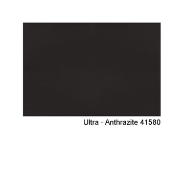 Hyg lænestol - læder Ultra 41580 antracit, drejefod i aluminium - Normann Copenhagen